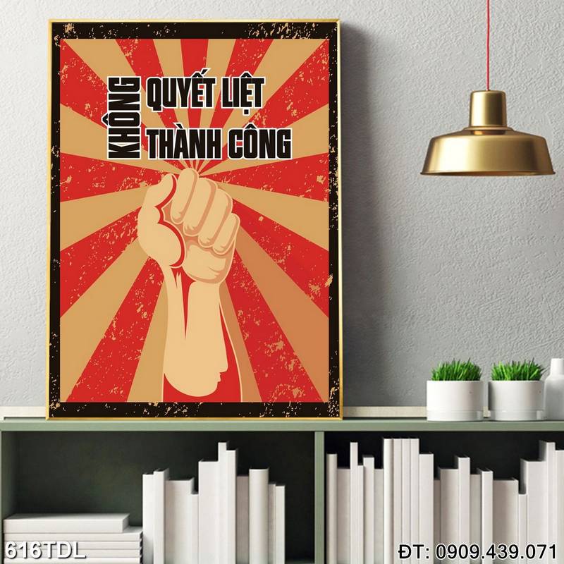 Tranh động lực XXX trang trí công ty 616TDL
